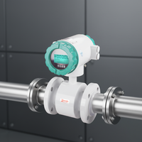 Débitmètre électromagnétique personnalisable pour hygiène industrielle 3W 5W, pour eau, mélasse, acide, bière, avec GPRS RS485 Modbus