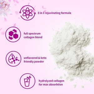 Hydrolyzed Collagen Peptides <strong>Protein</strong> Powder 1LB <strong>Vitamin</strong> C Easy Dissolve Non-GMO for Men Women Tablet Safe for Pregnant Women - Product Image 3