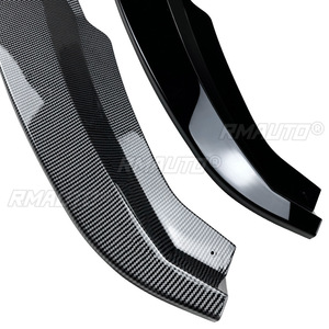 For Skoda Superb B8 2016-2018 Front Bumper <b>Lip</b> <b>Splitter</b> Car Body Kit Glossy Black Carbon Fiber Look - Product Image 5