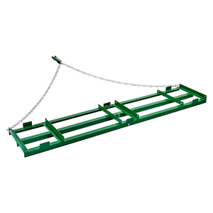 Râteau à niveaux pour pelouse JH-Mech, à usage intensif, 8 pieds, largeur réglable, 95,83 x 19,69 pouces, acier vert, pour tracteur - Product Image 1