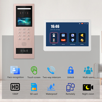 Intégration de la maison intelligente sans fil 4G avec l'écosystème Tuya, interphone Tuya IP65, interphone vidéo 7 pouces pour appartements intelligents