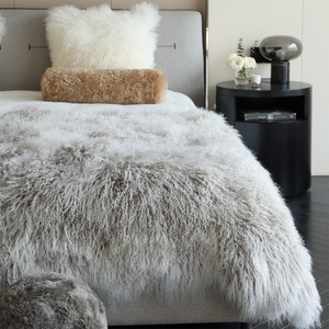 Genuine sheepskin blanket hotsell