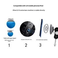 360 rotatif aluminium métal magnétique support de voiture support de tableau de bord pour Xiaomi Su7 téléphone portable tablette