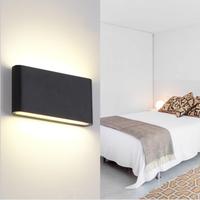 Appliques murales LED carrées décoratives en aluminium pour salon, éclairage intérieur moderne pour la maison