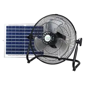 Ylshine Super Quiet 12000MAH Solar Powered Fan 10W Solar Panel Exhaust Fan High Air-Flow Solar Fan With Solar Panel