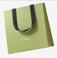 Sacs en papier de luxe personnalisés avec logo imprimé, emballage pour bijoux, bracelet, sac cadeau, sac de shopping avec fermeture à ruban