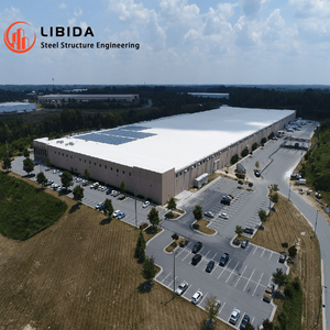 Kits d'ateliers préfabriqués personnalisés en structure légère d'acier avec soudure pour hangars agricoles et entrepôts de stockage - Product Image 4