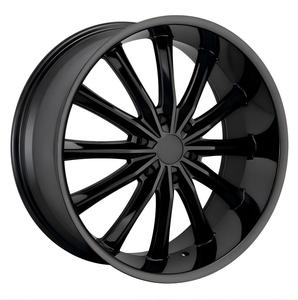 Preto Acabado <span class=keywords><strong>22</strong></span> 24 Polegada 6x114.3 6x139.7 Carro De Alumínio Personalizado Rodas Jantes para SUV/Pickup Truck - Product Image 1