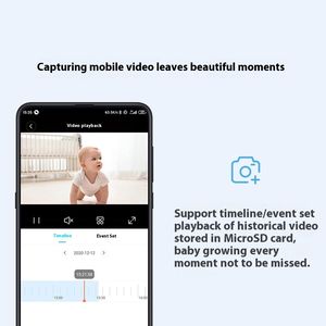 ใหม่ ยันมี สมาร์ท เบบี้ มอนิเตอร์ ซี 1 ทำงานร่วมกับแอพมิโฮมสีขาว <span class=keywords><strong>XVV</strong></span>-6130S-BM-C1 - Product Image 5