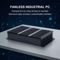 Mini PC Industrial sin Ventilador con Múltiples Puertos Seriales, Puertos LAN Duales para Procesamiento en el Borde con Pantalla Dual, 4G/WiFi/CAN Opcionales