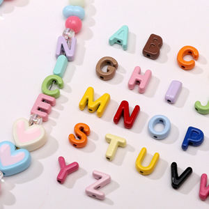 Lote de 26 Dijes de Letras Doradas Antiguas para Manualidades, Kit de Bricolaje para Pulseras, Llaveros, Decoración de Fiestas, Bodas, Regalos - Product Image 1