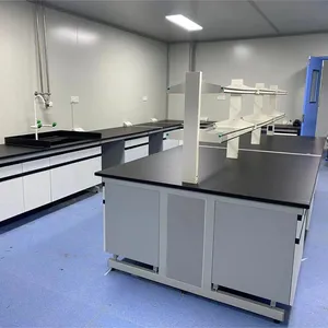大学のための学校の物理的なテストラボのテーブル耐薬品性エポキシ樹脂医療研究所のワークテーブル