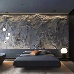 PU batu veneer dekorasi pu batu apung buatan poliuretan panel dinding batu PU kustom kualitas terbaik