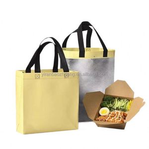 Sac isotherme non tissé à prix réduit pour boissons, sac à déjeuner de restaurant, sacs isothermes en aluminium pour crème glacée - Product Image 3
