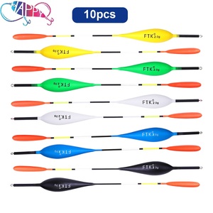 Vente en gros FTK Lot de 10 flotteurs de pêche durables 2g 3g 4g 5g flotteurs de sapin Barguzinsky <span class=keywords><strong>bouée</strong></span> Bobber matériel de pêche <span class=keywords><strong>multicolore</strong></span> Pesca - Product Image 4