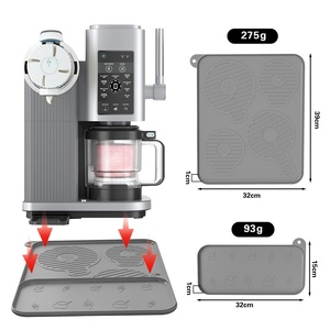 Accessoires compatibles pour machine à crème glacée <span class=keywords><strong>Ninja</strong></span> NC700/701, tapis de drainage en silicone antidérapant pour rangement de cuisine - Product Image 2