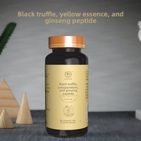 Toptan Etiketli-Özelleştirilebilir OEM Erkek Performans Arttırıcı Tabletler Siyah Trüf Mantarı Polygonatum Ginseng Peptidi ile Kemikleri Güçlendirir