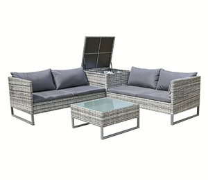 Set di Mobili da Esterno Durevoli Vine Fashion, Set Tavolo e Sedie da Terrazza, Negozio di Mobili da <span class=keywords><strong>Giardino</strong></span>, <span class=keywords><strong>Giardino</strong></span> - Product Image 1