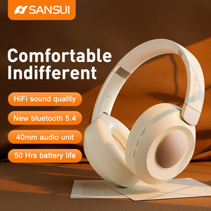 Sansui Dt8 ENC Giảm Tiếng Ồn Độ TRễ Thấp Casque Mũ Bảo Hiểm Tai Nghe Không Dây <span class=keywords><strong>Bluetooth</strong></span> V5.4 & 3.5Mm Âm Thanh Có Dây Over Ear Tai Nghe - Product Image 2