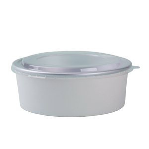 Bán Buôn OEM Cấp Thực Phẩm Dùng Một Lần Giấy Bát Nhôm Foil <span class=keywords><strong>Container</strong></span> Cho Salad <span class=keywords><strong>Soup</strong></span> Bowl Với Nắp Nhà Máy Sản Xuất - Product Image 1