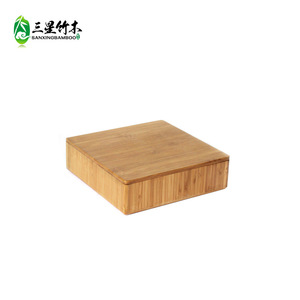 Cajas de bambú para frutos secos al por mayor de fábrica con tapas, cajas de almacenamiento para frutas y nueces, compartimentos divididos, capacidad para almacenar refrigerios - Product Image 2
