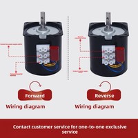 Moteur synchrone à aimant permanent micro AC 220V/60KTYZ à basse vitesse / Moteur à engrenages 14W à faible vitesse / Petit moteur à basse vitesse