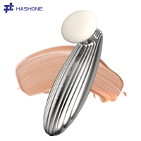 HASHONE Éponge de beauté à vibration électrique, fond de teint, poudre à 5 vitesses, applicateur de maquillage électrique à double usage humide et sec
