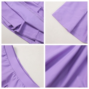 KERUI Nuovi Arrivi Abbigliamento Sportivo per Adulti, Gonne-Pantaloncino da Tennis per Bambine, Minigonne Sportive da Donna in Nylon Tinta Unita per Golf - Product Image 4