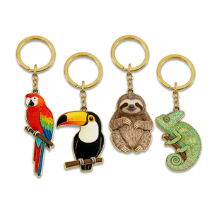 Llavero de Metal Personalizable con Diseño de Halcón Pigmeo, Resistente al Agua y a la Moda - Product Image 1