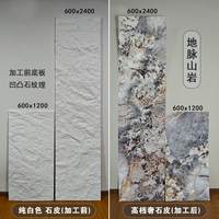 Panneaux de pierre artificielle en polyuréthane pour murs intérieurs et extérieurs, imitation roche de montagne enterrée, pour hôtels