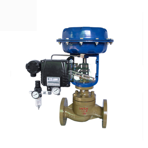 Vanne à diaphragme pneumatique de régulation DN50 2 pouces AC220V WCB à extrémité à bride, fournie directement par l'usine, sans frais de port - Product Image 1