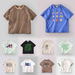 Gran oferta de verano, Jersey informal de manga corta de algodón para niñas, gran oferta, ropa de verano para niños, <span class=keywords><strong>camiseta</strong></span> para niñas - Product Image 6