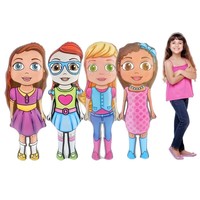 Muñecos Inflables 2D Personalizados de Fábrica, Personajes de Dibujos Animados y Almohadas de PVC para Niñas, Hechos a Medida Según Dibujo o Muestra