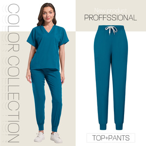 <span class=keywords><strong>Nouveau</strong></span> bon marché en gros mode logo personnalisé infirmière uniforme SPA clinique dentaire femmes soins infirmiers gommage survêtement médical gommages uniformes ensembles - Product Image 5