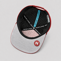 Casquette de golf premium pour jeunes, calotte texturée, visière contrastante, tenue d'équipe junior, tenue de tournoi, style urbain, entraînement, casquette unisexe