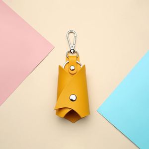 Factory Price Leather Bat Shape Cartoon Style Durable Coin Holder <b>Key</b> <b>Chains</b> Promotion Halloween Party Gifts - Product Image 4