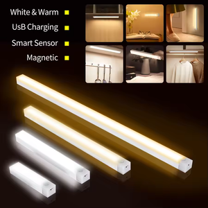 运动感应灯无线 LED 夜灯塑料室内 USB 可充电厨房橱柜衣柜灯楼梯背光灯 - Product Image 2