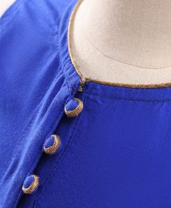 Tenue ethnique élégante pour filles Twisha, choli à épaules dénudées imprimé, associé à un ghagra imprimé en bleu et rose (6 mois à 14 ans) - Product Image 4