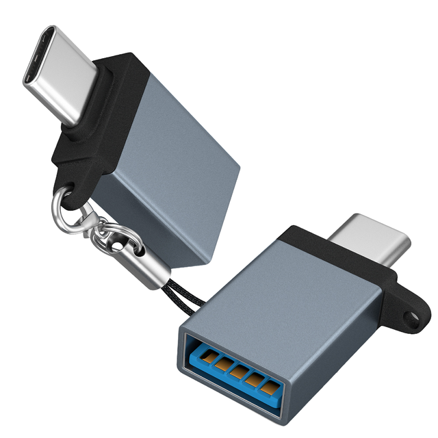 High Speed USB-C to USB 3.0 OTG Adapter Type-C Male to USB Female Converter with Custom Logo for Devices