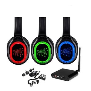 शीर्ष गुणवत्ता वायरलेस साइलेंट डिस्को हेडफ़ोन, आरामदायक ओवर-कान इयरमफ और मजबूत धातु हेडबैंड मूक पार्टी हेडसेट के साथ - Product Image 3