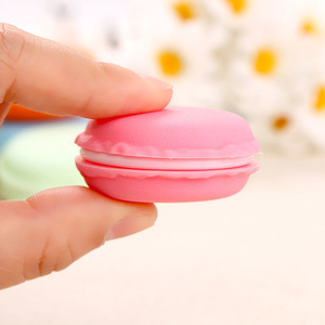 Macaron Jewelry <b>Box</b> <b>Mini</b> Plastic Desktop <b>Storage</b> For Jewelry Solid Color Polypropylene PP Random Color - Product Image 3