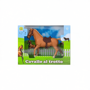 Caballo de juguete con silla de montar y brida para la diversión de los niños - Product Image 2