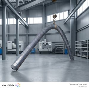 Tuyau en caoutchouc noir flexible renforcé de fil spiralé haute pression, conduit de ventilation d'air industriel, tuyau ondulé MARINE RUBBER - Product Image 3
