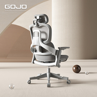 2025 chaise élévatrice moderne gris maille respirante chaise de bureau ergonomique confortable pour la maison de bureau