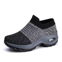 Chaussures de danse modernes à lacets avec plateforme, respirantes et confortables, idéales pour la marche et le sport