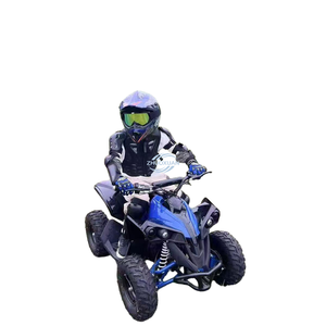 Durable ABS Body Children Mini Quad Four Wheeler, 49cc <b>Gasoline</b>/Electric ATV Equipped with 360 Degree Rotation Function - Product Image 1