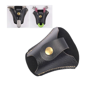 Jagd PU Leder Sling shot Bag Sling shot Ledertasche Sling shot Schutzhülle Einfache Outdoor Jagd zubehör Taillen tasche - Product Image 5