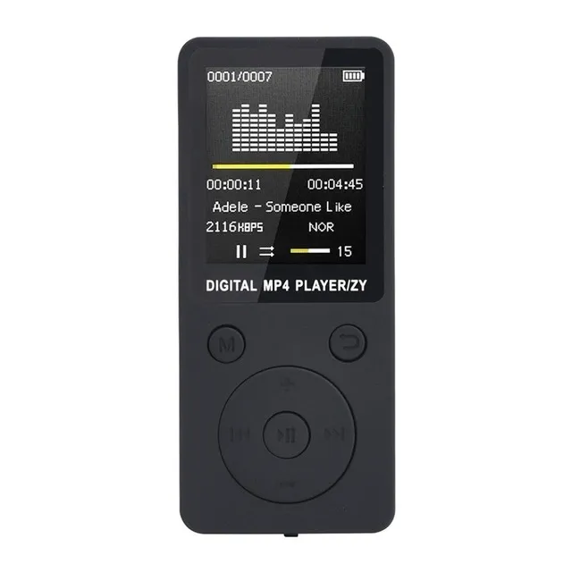 Taşınabilir MP4 kayıpsız ses müzik çalar FM kaydedici Walkman çalar destek müzik radyo kayıt MP3 TF kart MP4 çalar