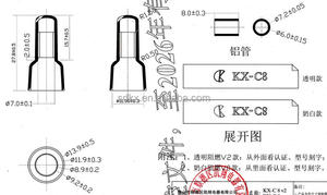 Paquete de 500 Terminales de Cable de Cobre Estañado KX-CE8 de 16-10 AWG - Product Image 4