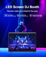 Pantalla LED Móvil a Todo Color de Aluminio P1.25 P1.53 P1.86 P2 P2.5 HD para Cabina de DJ, Mesa de Recepción